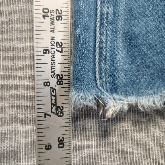 KanCan Maurices Jeans Girls Size 23x29 Flare High Rise Button Fly Ripped Stretch - Picture 7 of 13